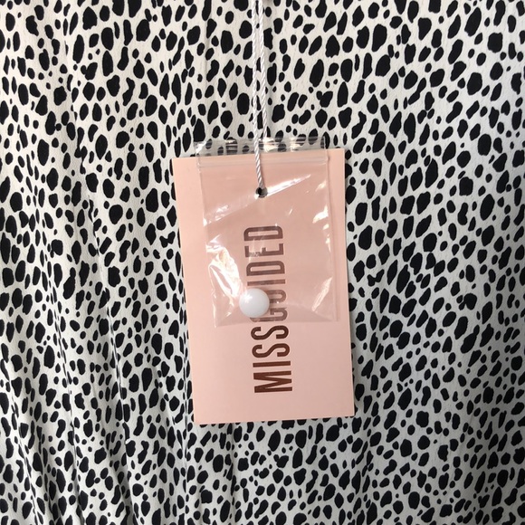 Black and white midi dress - Picture 3 of 3